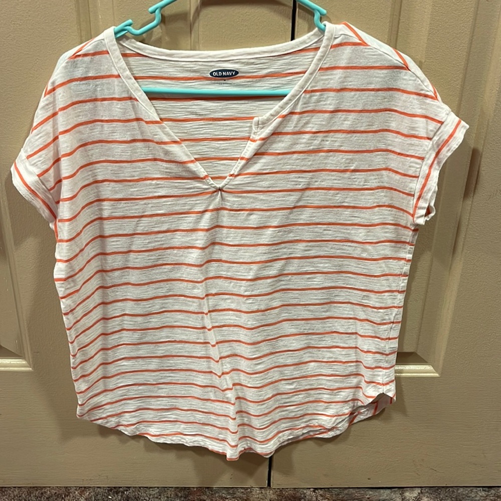 White Striped T-shirt